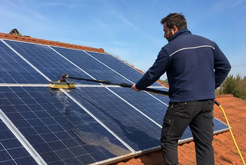 Nettoyage et entretien de panneaux solaires à Serviers-et-Labaume